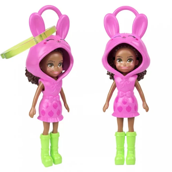 Mini păpușă polly pocket cu breloc, în as. 5