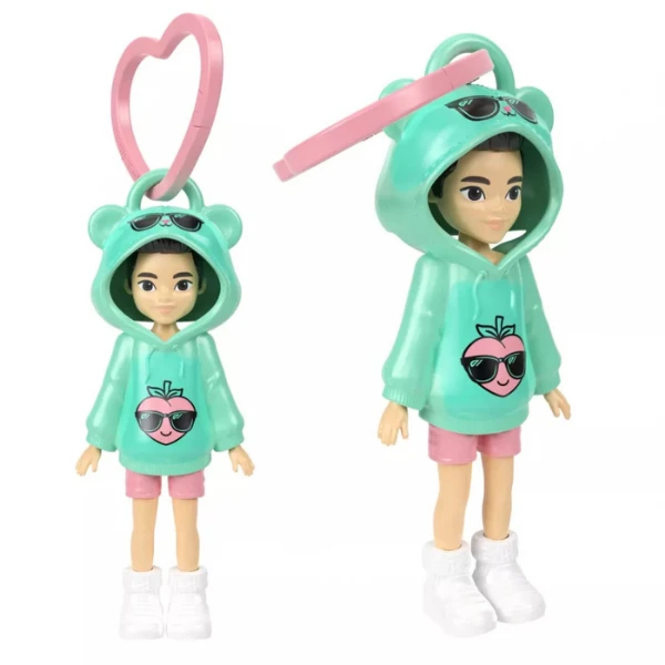 Mini păpușă polly pocket cu breloc, în as. 2