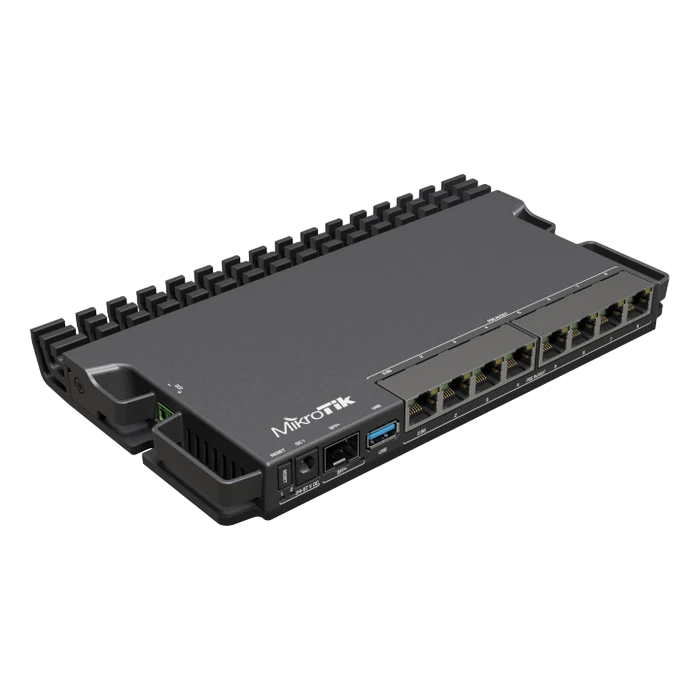 Router mikrotik rb5009upr+s+in, negru 2
