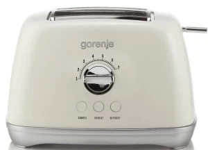 Тостер gorenje retro collection t900rl, бежевый Thumbnail 2