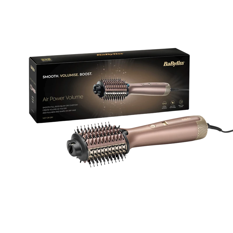 Uscător de păr-perie babyliss as95e, 1000w, bronz 2