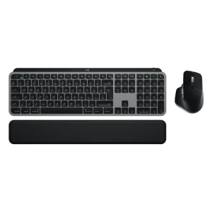 Клавиатура и мышь logitech mx keys s combo, беспроводное, space grey