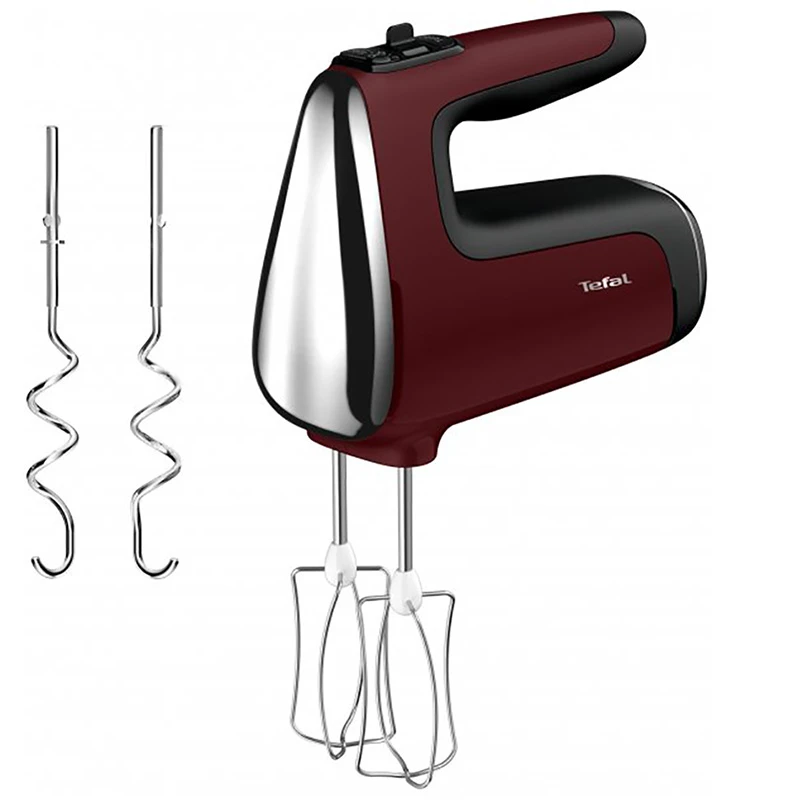 Миксер ручной tefal ht-652538, красный | черный 3