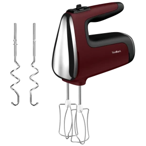 Миксер ручной tefal ht-652538, красный | черный