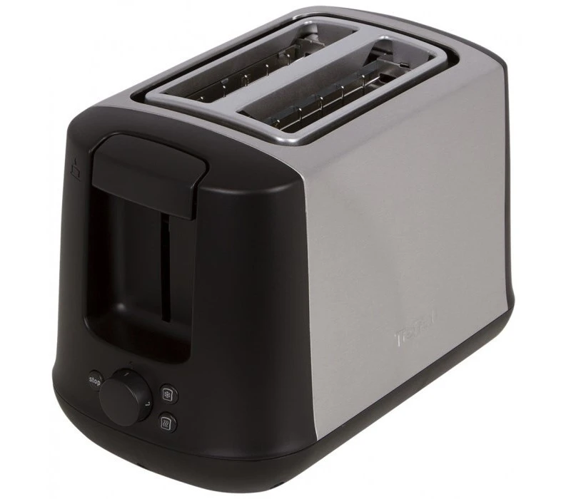 Тостер tefal subito, чёрный | серебристый 3
