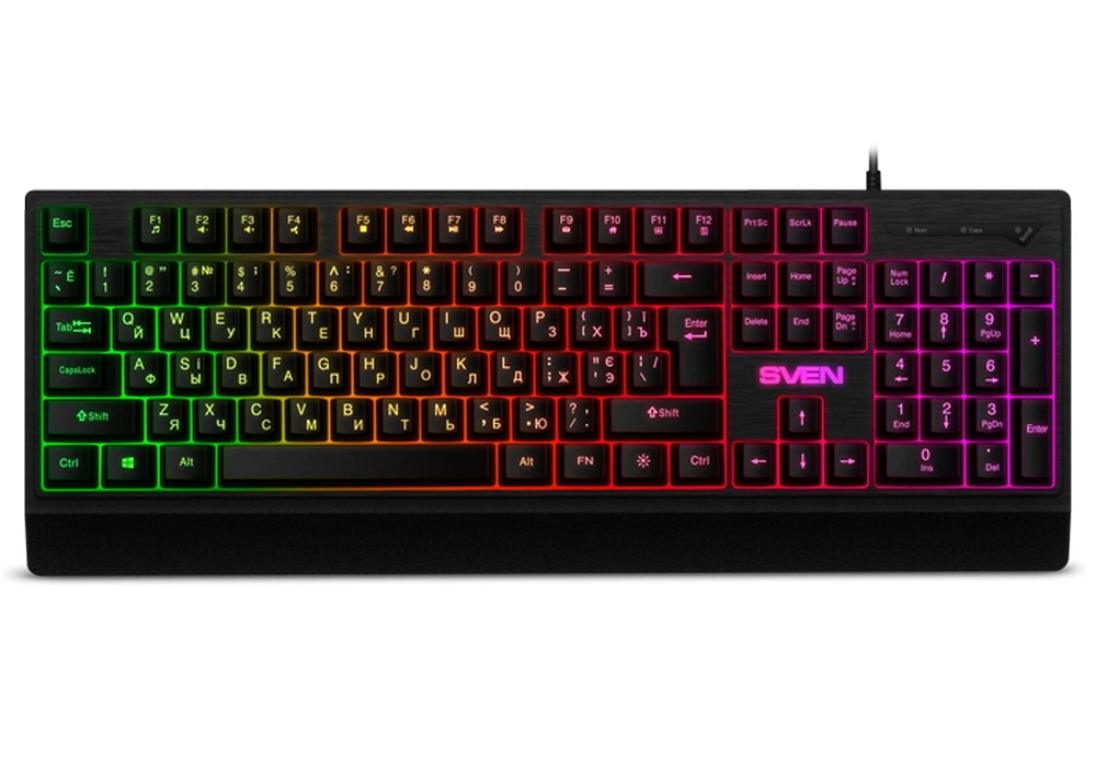 Клавиатура sven kb-c7150el, проводное, чёрный 5