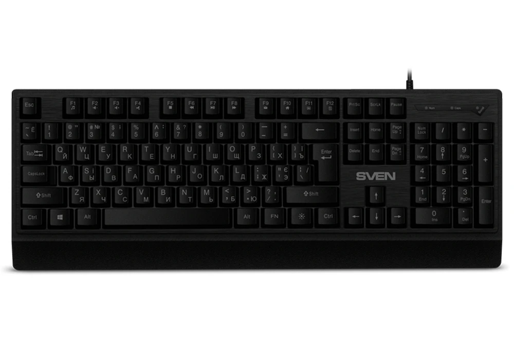 Клавиатура sven kb-c7150el, проводное, чёрный 3