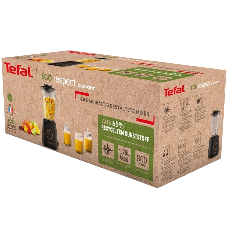 Стационарный блендер tefal bl46en38, чёрный 3