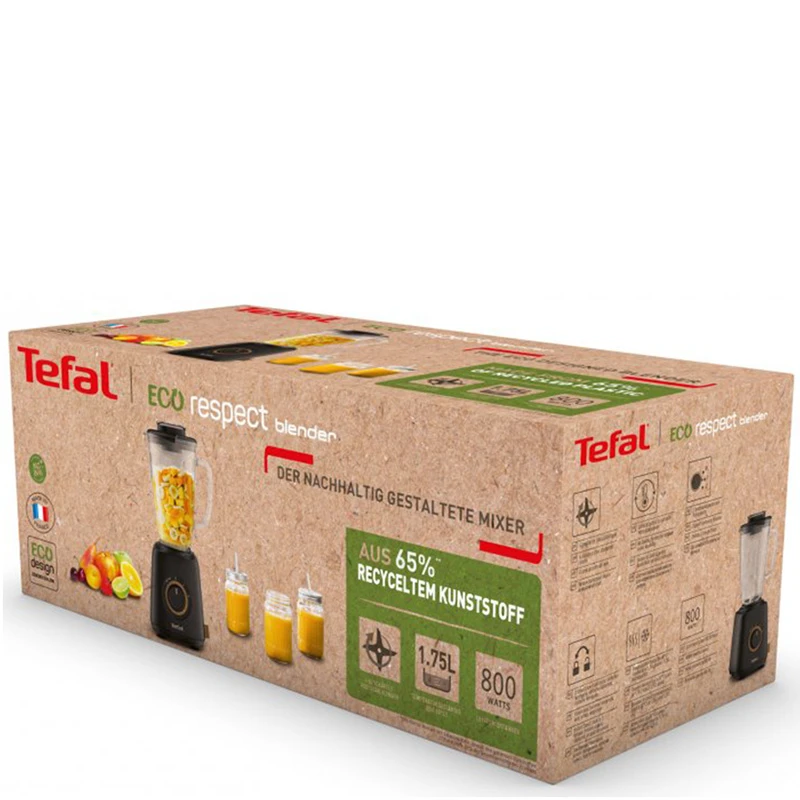 Стационарный блендер tefal bl46en38, чёрный 7