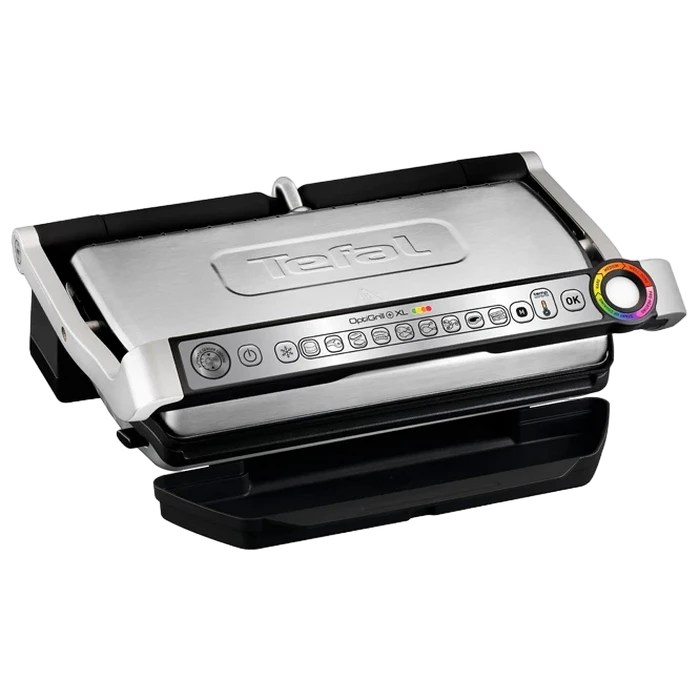 Электрический гриль tefal optigrill+ xl snacking & baking, 2000вт, серебристый 5