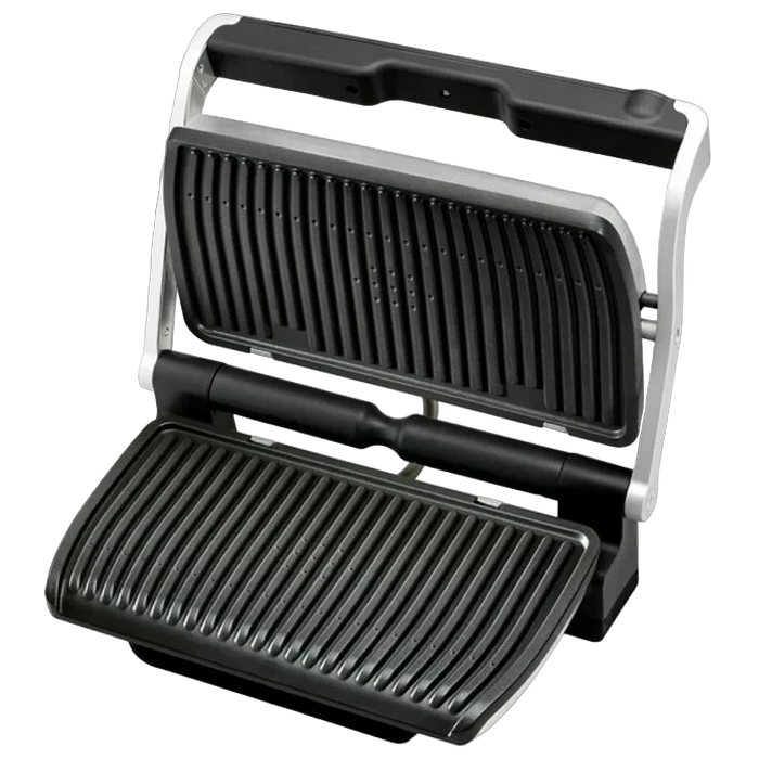Электрический гриль tefal optigrill+ xl snacking & baking, 2000вт, серебристый 2