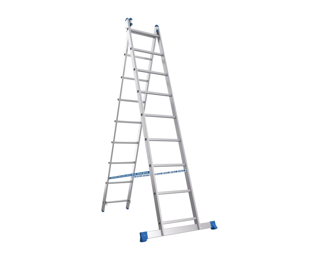 Scara nex home din aluminiu cu doua sectiuni 2x9 (3,65m) 2