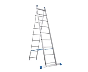 Scara nex home din aluminiu cu doua sectiuni 2x9 (3,65m) Thumbnail 1