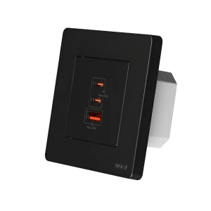Moes star ring socket 65w gan 3 ports (2*type c+1*usb-a), grey Thumbnail 2