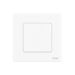 Умный кнопочный выключатель moes zigbee star ring 1 клавиша (требуется нейтраль), белый