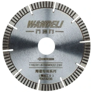 Disc diamantat wandeli 116mm