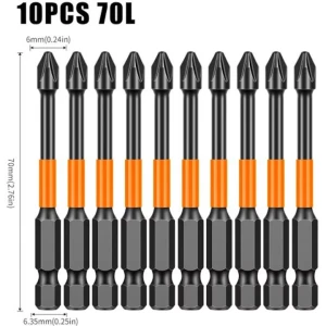 Capete insurubat "phillips" ph2 70mm