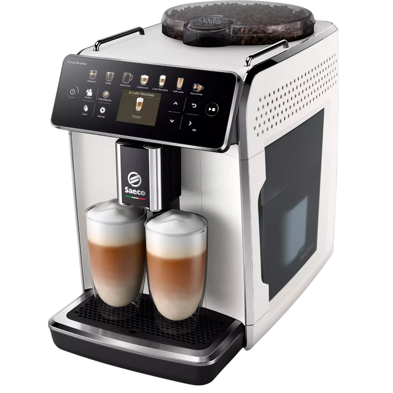 Кофемашина saeco sm6580/20, белый | черный 3