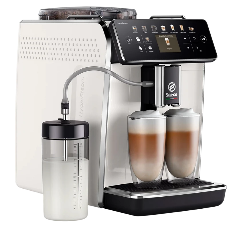 Кофемашина saeco sm6580/20, белый | черный 4