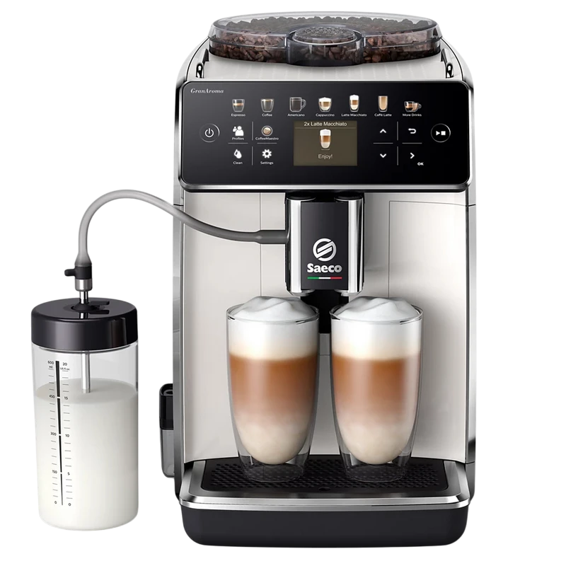Кофемашина saeco sm6580/20, белый | черный 2