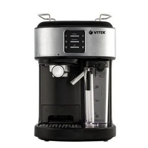 Кофеварка рожковая vitek vt-8489, 1250вт, серебристый Thumbnail 7