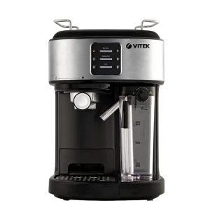 Кофеварка рожковая VITEK VT-8489, 1250Вт, Серебристый
