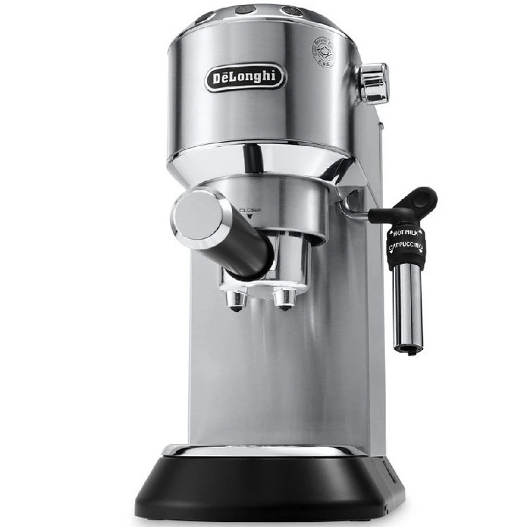 Кофеварка рожковая delonghi dedica pump espresso, 1300вт, серебристый 2