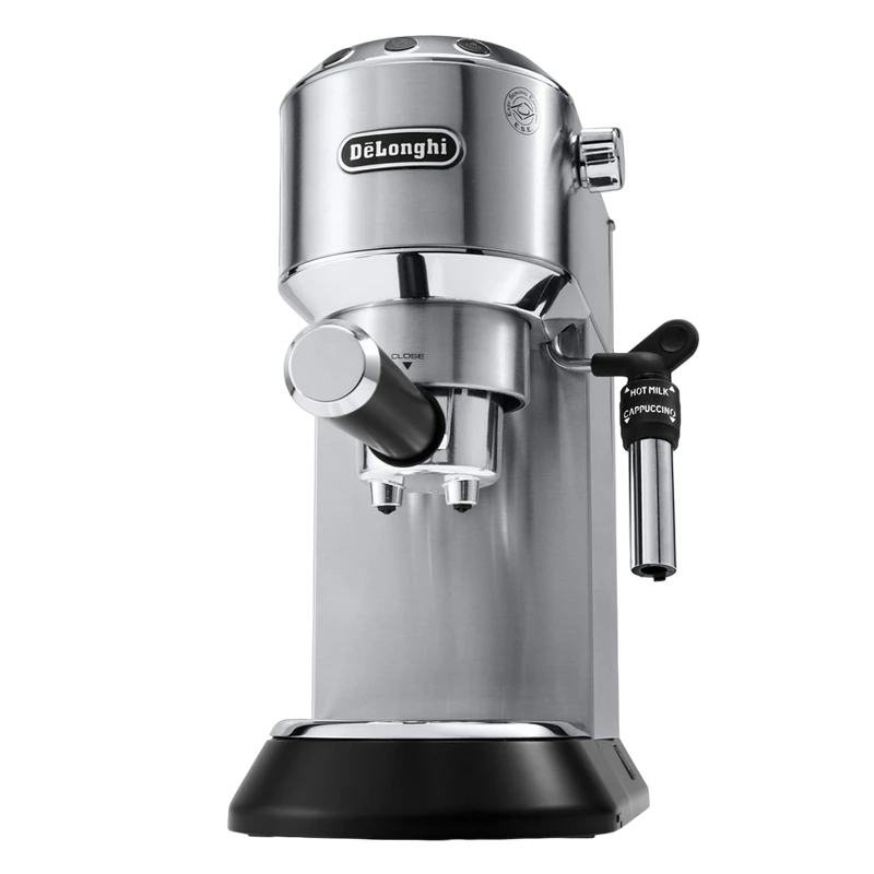 Кофеварка рожковая delonghi dedica pump espresso, 1300вт, серебристый 10