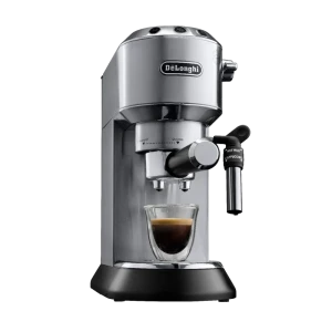 Кофеварка рожковая delonghi dedica pump espresso, 1300вт, серебристый Thumbnail 4