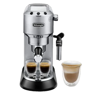 Кофеварка рожковая delonghi dedica pump espresso, 1300вт, серебристый Thumbnail 9