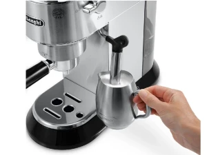 Кофеварка рожковая delonghi dedica pump espresso, 1300вт, серебристый Thumbnail 3