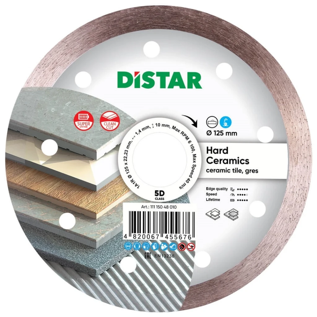Disc diamantat 1a1r ceramic d125 2