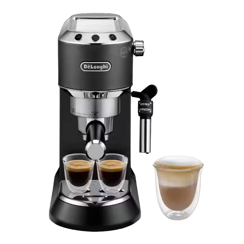Кофеварка рожковая delonghi dedica pump espresso, 1300вт, чёрный 11