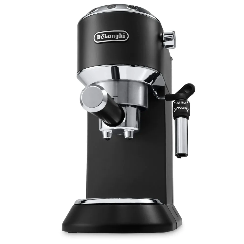 Кофеварка рожковая delonghi dedica pump espresso, 1300вт, чёрный 12