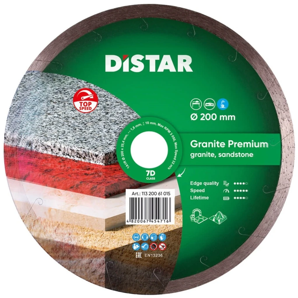 Disc diamantat 1a1r granite d200 2