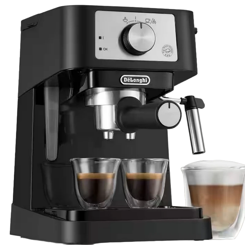 Кофеварка рожковая delonghi ec260bk, 1100вт, чёрный 10