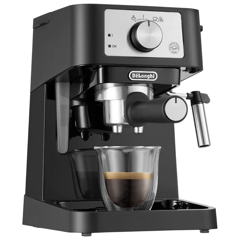 Кофеварка рожковая delonghi ec260bk, 1100вт, чёрный 11