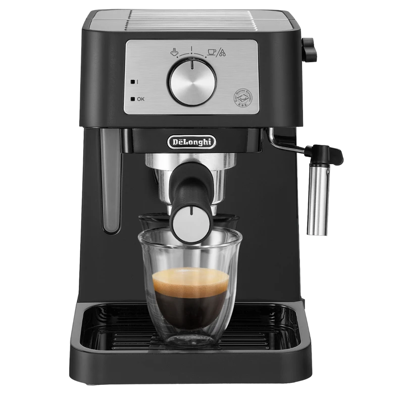 Кофеварка рожковая delonghi ec260bk, 1100вт, чёрный 8