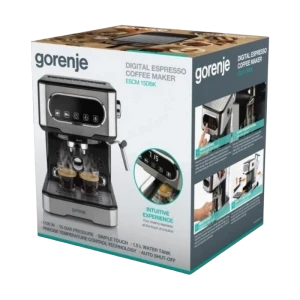 Кофеварка рожковая gorenje escm15dbk, 1100вт, серебристый Thumbnail 2