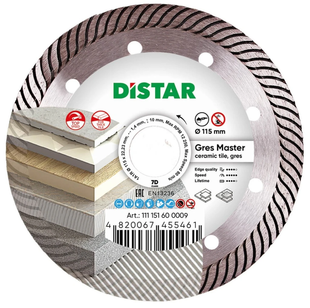 Disc diamantat 1a1r gres master d115 2