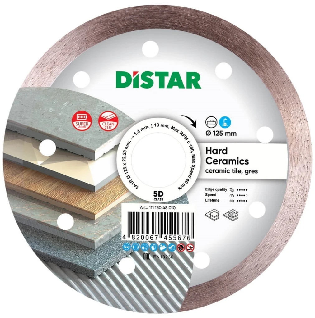 Disc diamantat 1a1r hard ceramics d125 2