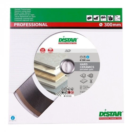 Алмазный диск 1a1r hard ceramics d300 2
