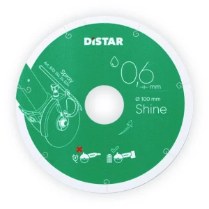 Disc diamantat 1a1r d101,6x0,6x5x22,23 mm shine