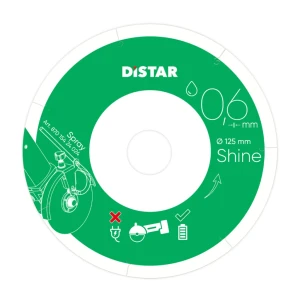 Disc diamantat 1a1r d125x0,6x6x22,23 mm shine