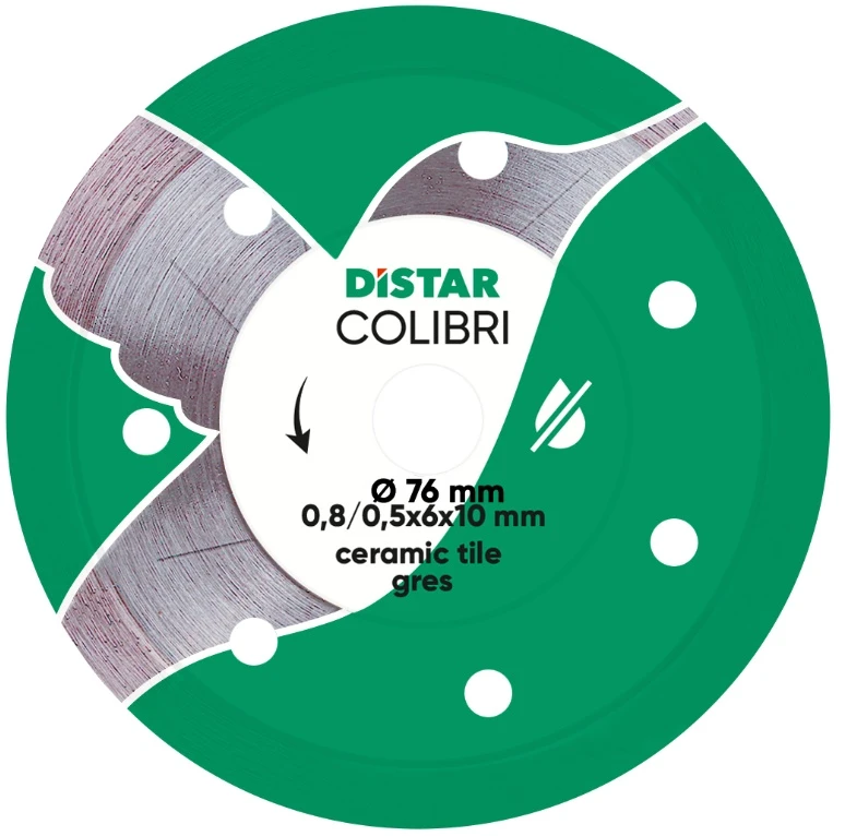 Disc diamantat 1a1r colibri d76x10mm 2