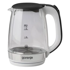 Fierbător electric Gorenje K17GXG, Oțel Inoxidabil | Negru