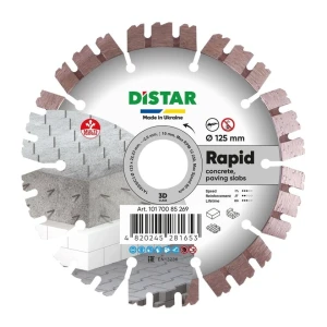 Disc diamantat 1a1rss/c3-h d125x22,23mm rapid