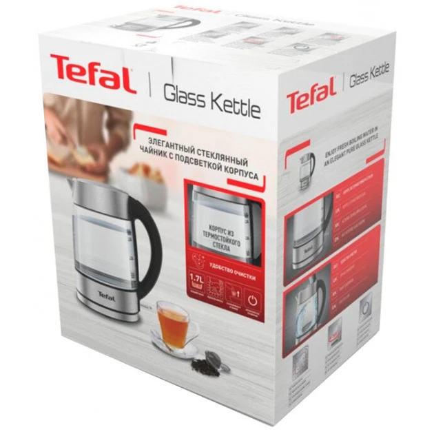 Электрочайник tefal ki772d38, серебристый 16