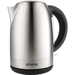 Электрочайник gorenje k17feii, серебристый