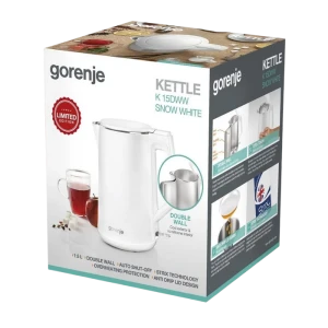 Fierbător electric gorenje k15dww, alb Thumbnail 2